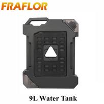 9L Spare Storage Tank Drinking Water Can Camping Backup Kettle With Stainless Steel Faucet Car Mounted Water Bucket Box gray