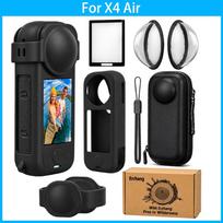 Protective Kit for Insta360 X4 Air Lens Guard Protective Frame Cap Storage Bag Case Screen Protector for Insta 360 X4 Air