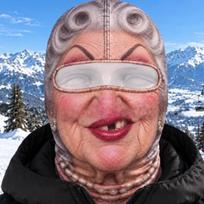 3D Printed Design 3D Printed Balaclava Full Face Coverage Winter Windproof Mask  For Motorcycle 3 brown