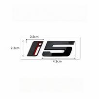 3D ABS i4 i5 Edrive40 Ir kt. raidės emblemos lipdukas galinės bagažinės emblemos lipdukas i5