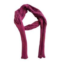 Stylish Layering Piece for Fall Sweater Scarf with Sleeves Women, Knitted Cable Wrap Shawl, Fashionable Autumn Winter Cloak Shrugs Versatile rožinė raudona spalva