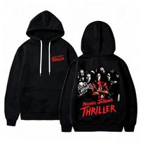 Klasikinis Vintažinis Michael Jackson Thriller Džemperis Vyrams Moterims Retro Gotikinis Roko Siaubo Džemperiai Vyriški Punk Perdyduotas Gatvės Stiliaus L black