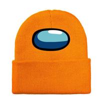 Adults Among Us Unisex Winter Knitted Beanie Hat Boys Girls Warm Cap Woolen Fashion Orange orange