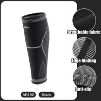 Xiaomi Sports Knitting Calf Compression Sleeve Shin Guard Leg Sleeves Calf Support for Running Cycling Football Training M black