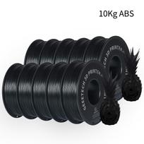 GEEETECH 10Kg 3D ABS+ Filament 1.75mm Spool Wire For 3D Printer Material, Safety, Vacuum Packaging juoda