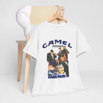 Vintažinis Camel The Hard Pack marškinėlis Camel Joe 90-ųjų Cigarečių Reklama 1991 L beige