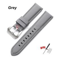 20mm 22mm 24mm 26mm Premium Sailcloth Watch Strap for Panerai PAM441 359 111 for Omega Watch Band Canvas Nylon Leather Men Bands 3 26mm pilka