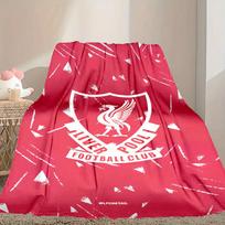 1pc Cozy Print Blanket, English Premier League team Blanket Appropriate for Home Picnic and Travel Adventures 80cmx120cm