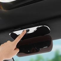 For ZEEKR 7X 001 007 009 X 2025 Car Glasses Box Portable Car Sunglasses Holder In The Car Driving Glasses Holder Eyeglass Case pilka