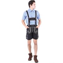 S-XL Men's Oktoberfest overalls, stage costumes, Mooney stout costumes, suspenders costumes M black