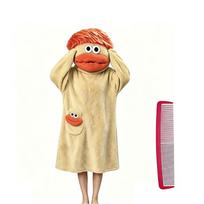 Children's Funny Big Mouth Pajamas with Comb, Jumpsuit Loungewear for Boys and Girls 140 geltona