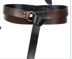 Carnival Renaissance Belt & Wrist Guards - Medieval Cosplay Props with Magic Bottle for Halloween gray