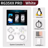 Anbernic RG35XX PRO RG 35XXPRO Retro Handheld Game Console Retro Video Gaming Player Linux 64-bit 3.5IPS Screen3200mAh 256G PSP balta
