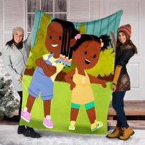 Jojo Gran Gran Theme Printed Blanket Perfect For Couch Bed Travel Outdoor Use Machine Washable Cozy Durable 130cmx150cm