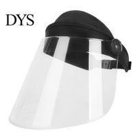 Full Shield Face Mask Clear for Men Women Anti-Fog Splash Guard Work Dust Protection Riding Outdoor Activities PVC Coverage Adjustable Headband B