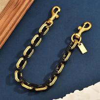 Vintage Metal Bag Chain With Hexagon Geometric Design For Fashionable Crossbody Accessories Style 4