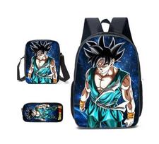 Dragon Ball Z Backpack Cartoon Oxford Fabric School Bag With Breathable Straps For Middle School Students StyleW