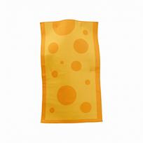 Cheese Slice Tunic Funny Costume for All Genders yellow