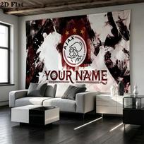 Custom Name AFC Ajax Printed Tapestry – Wall Hanging for Bedrooms, Dorms, and Home Decor 100cm x 150cm