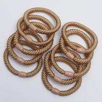 10Pcs Korean Strong Women Hair Scrunchies Girls Elastic Hair Rubber Bands Ponytail Hair Holders/Gum /Tie Accessories beige