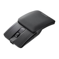 Sanwa Supply Bluetooth Mouse Compact Slide Storage 5-Button Silent Rechargeable Black MA-BBS526GY Gray