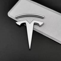 Aukščiausios kokybės metalinis 3D Tesla automobilio logotipo lipdukas, emblema, decal, automobilio kėbulo, sparno, bagažinės dekoracija, visų Tesla modelių