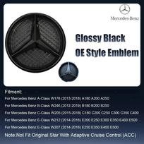 Priekinių grotelių emblema Emblemos Mercedes Benz w176 w205 A B C E S R SL ML GL GLA GLK klasei black