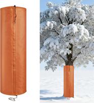New Garden Plant Tree Root Cold Protection Warm Cover Sapling Palm Tree Root Aluminum Foil Protective Sleeve 20*100 (diameter 20cm, height 100cm) ruda