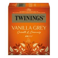 Twinings Vanilla Grey Black Tea 10 Tea Bags brown
