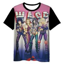 W.A.S.P Roko Grupės Marškinėliai 3D Spausdinti Vasariniai Vyriški Moteriški Laisvalaikio Trumpomis Rankovėmis Apvalia Kaklo Marškinėliai Per dydį T-shirt Viršutiniai Drabužiai Vyrams 5XL gray