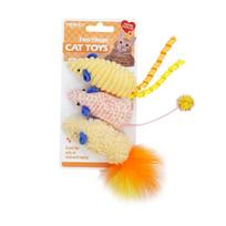 Three Pack Simulation Mouse Cat Toy With Catnip For Cat Self Play And Teething 3pcs