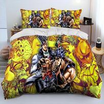 Anime jojo's Bizarre Adventure Comfortable Duvet Quilt Cover Pillowcase Bedding Set Children Bedroom Decoration Home Textile 70x133cm