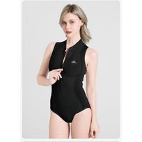 Womens 2mm Neoprene Sleeveless Wetsuit Freediving Surfing Swimming Fall Small white
