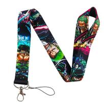 Zoro Lanyard Anime Pirate Card Holder Neck Strap for Key ID Card Phone Straps Badge Holder Keyrings Cosplay Accessories Gifts 6 4