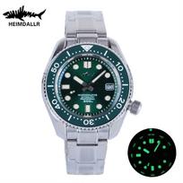 Heimdallr Diver Watch For Men MM300 Sumo SBDX 300M Waterproof Sapphire Crystal C3 Luminous NH35 Automatic Movement Wristwatch NH35 Movement gray