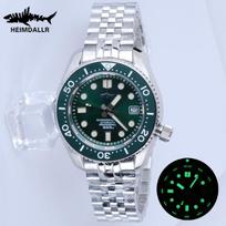 Heimdallr Diver Watch For Men MM300 Sumo SBDX 300M Waterproof Sapphire Crystal C3 Luminous NH35 Automatic Movement Wristwatch NH35 Movement gray