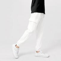 Big Kids Cargo Pants Boys Girls Solid Color Sports Trousers 150cm
