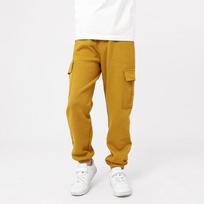 Big Kids Cargo Pants Boys Girls Solid Color Sports Trousers 160cm orange