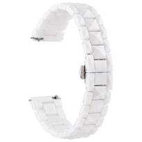 20/22mm Universalūs dirželiai Keraminė apyrankė, skirta Garmin 170 70 570 265 Venu 4 Suunto Run 2 Apyrankė, skirta Huawei Ultimate 2 GT 6 Runner 2 20mm balta