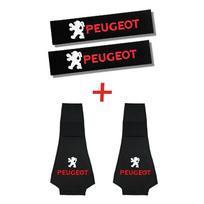 Car suit Car Neck Pillow seat belt pad Headrest cover handle cover For Peugeot 107 208 3008 308 307 406 407 408 508 207