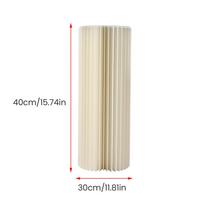 Kartoninis stulpas, vestuvių ir torto daugkartinio naudojimo cilindrinis stovas banketams, Height 40cm beige
