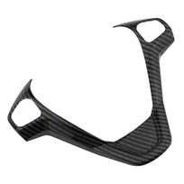 For Ford Fiesta MK7 2009 - 2017 Ecosport 2012-2017 Steering Wheel Panel Decoration Cover Trim Stickers Car Accessories