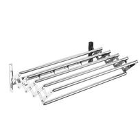 Large Capacity Retractable Laundry Drying Rack Rustproof Clothes Drying Rack  Bathroom Style B