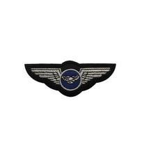 Aviation Pilot Insignia Embroidered Velcro Armband Patch - Tactical Military Fan Morale Badge