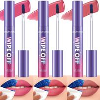 Lip Liner Pencil Peel Off Lip Stain Tattoo Long Wearing Matte Waterproof Smudge Proof Transfer Proof Lip Cosmetic for All Day A pink