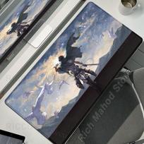 Anime Attack on Titan XXL Desk Mat Large Black White Mouse Pad Gamer Computer Mousepad Gaming Laptop Keyboard Mouse Mats Carpet 300x600x2MM