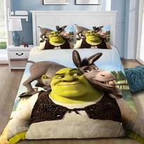 Shrek Duvet Cover pillowcase Bedroom Decoration Children Gift adult Single Double bed Large SizeZip Duvet Cover 90×200cm