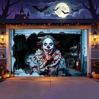 261. ZFFLYH Halloween Garage Door Decorations Banner Backdrop Cover 9*8FT 47.2x31.5inch/120*80cm black