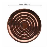 Vent Outlet Modern Design Round Air Flow Plate for Home Central Strong rožinio aukso spalvos