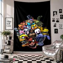 Wall TapestryFive Nights at Freddys Art Hanging Cloth Decorative Background Cover for Room Decoration 150cmx200cm